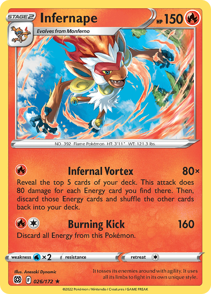 Infernape from Brilliant Stars