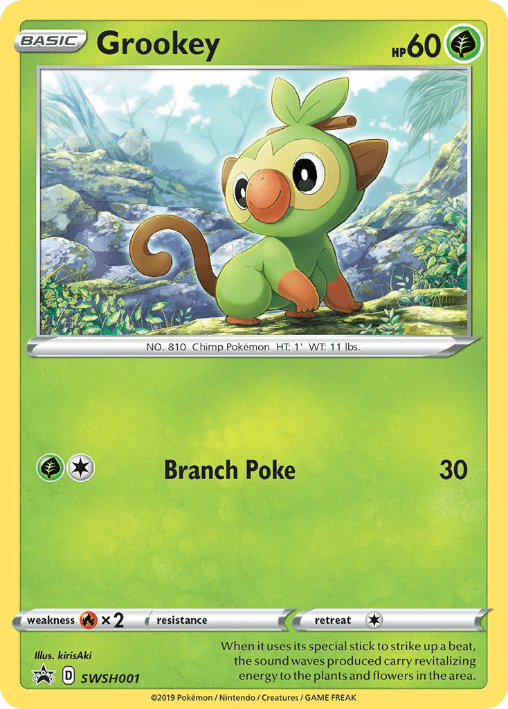 Grookey from SWSH Black Star Promos