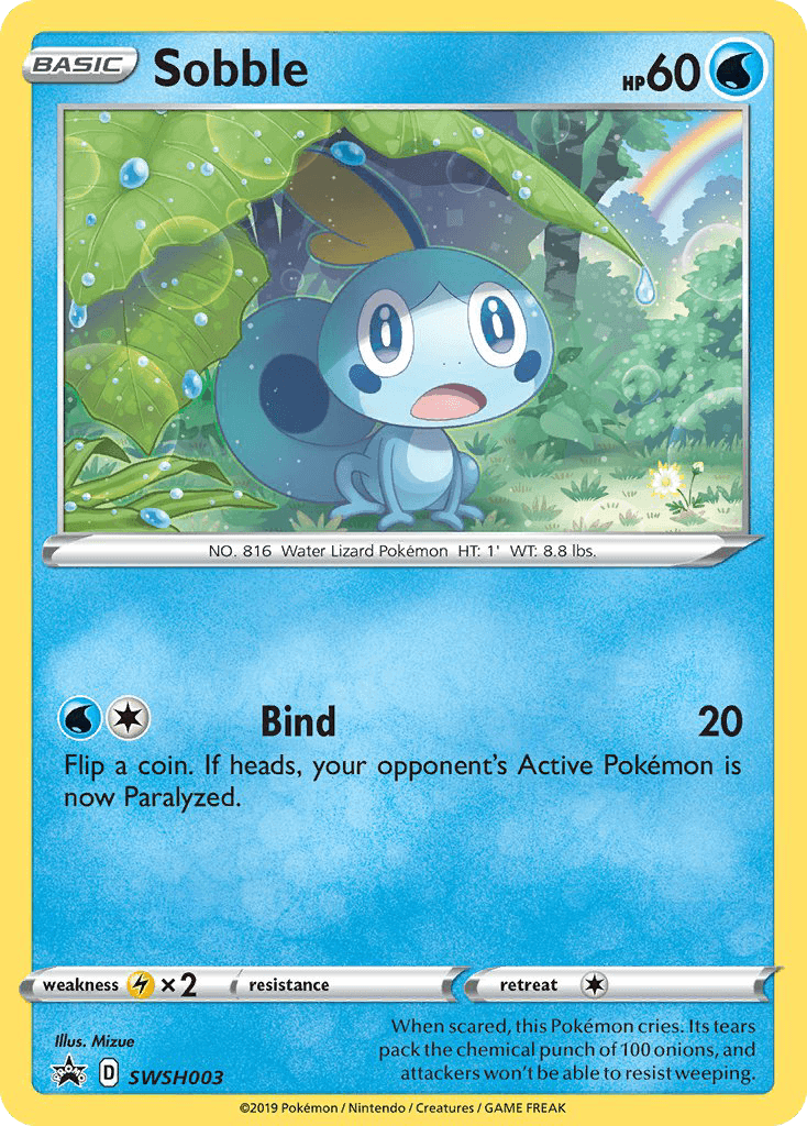 Sobble from SWSH Black Star Promos