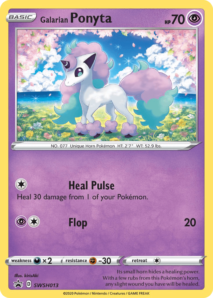 Galarian Ponyta from SWSH Black Star Promos