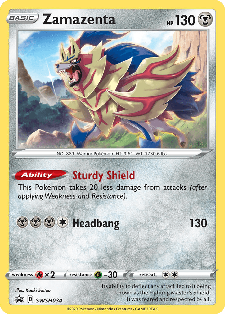 Zamazenta from SWSH Black Star Promos