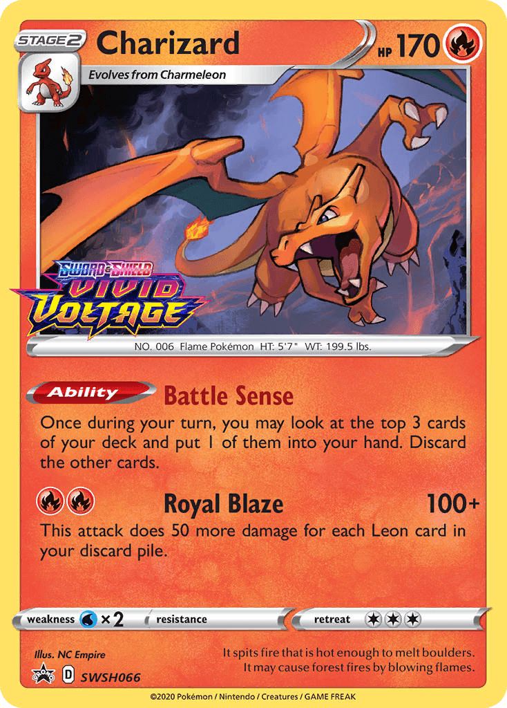 Charizard from SWSH Black Star Promos