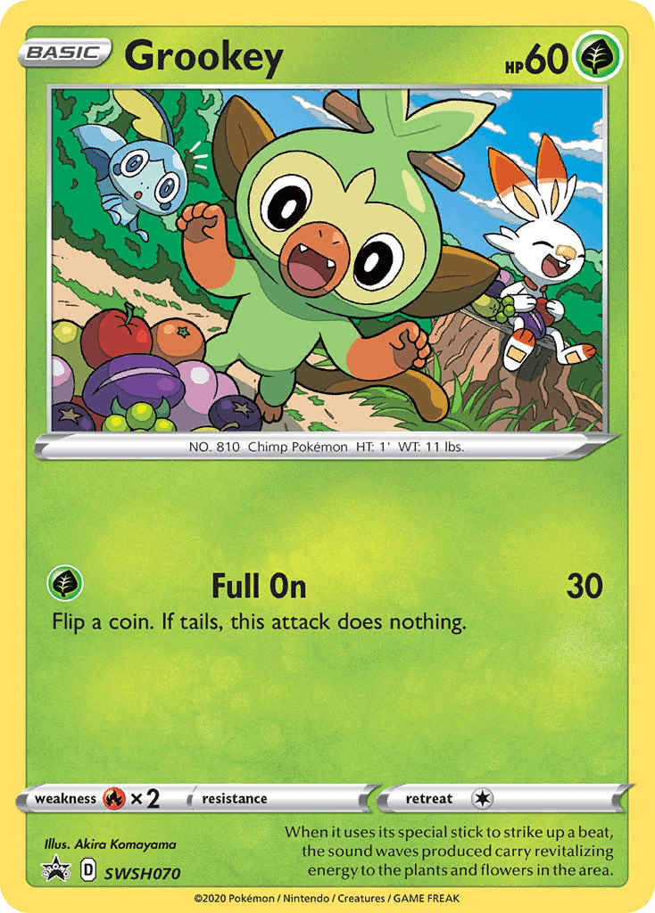 Grookey from SWSH Black Star Promos
