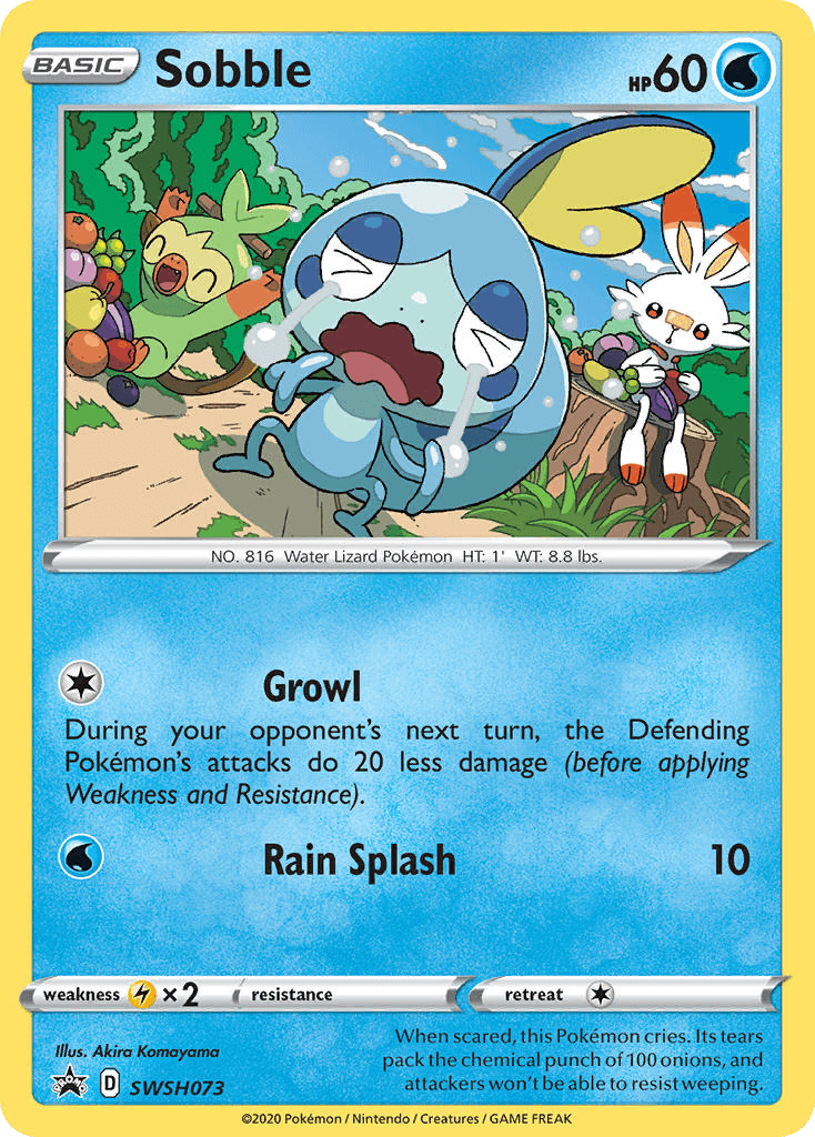 Sobble from SWSH Black Star Promos