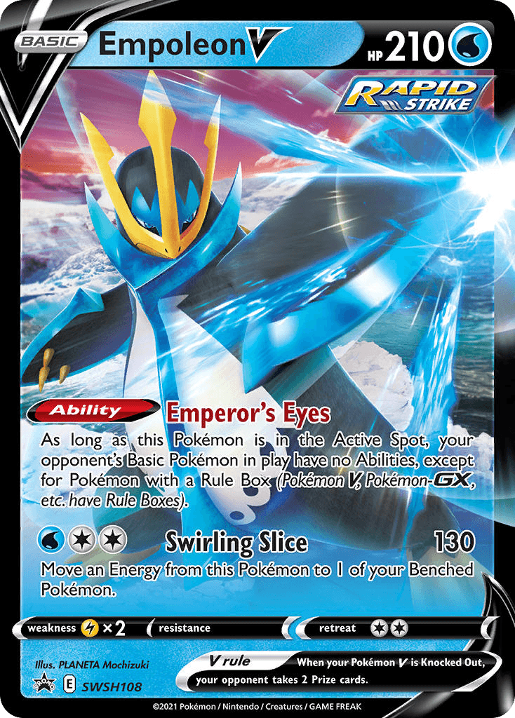 Empoleon V from SWSH Black Star Promos