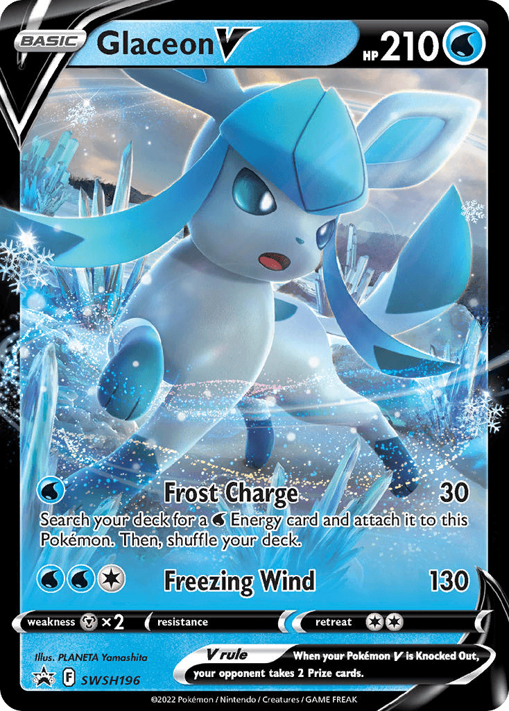Glaceon V from SWSH Black Star Promos