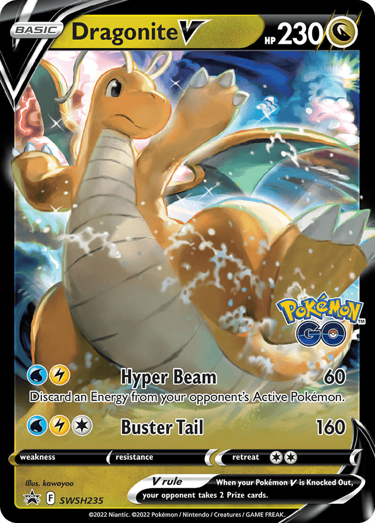Dragonite V from SWSH Black Star Promos