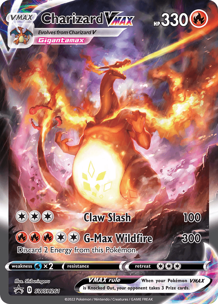 Charizard VMAX from SWSH Black Star Promos