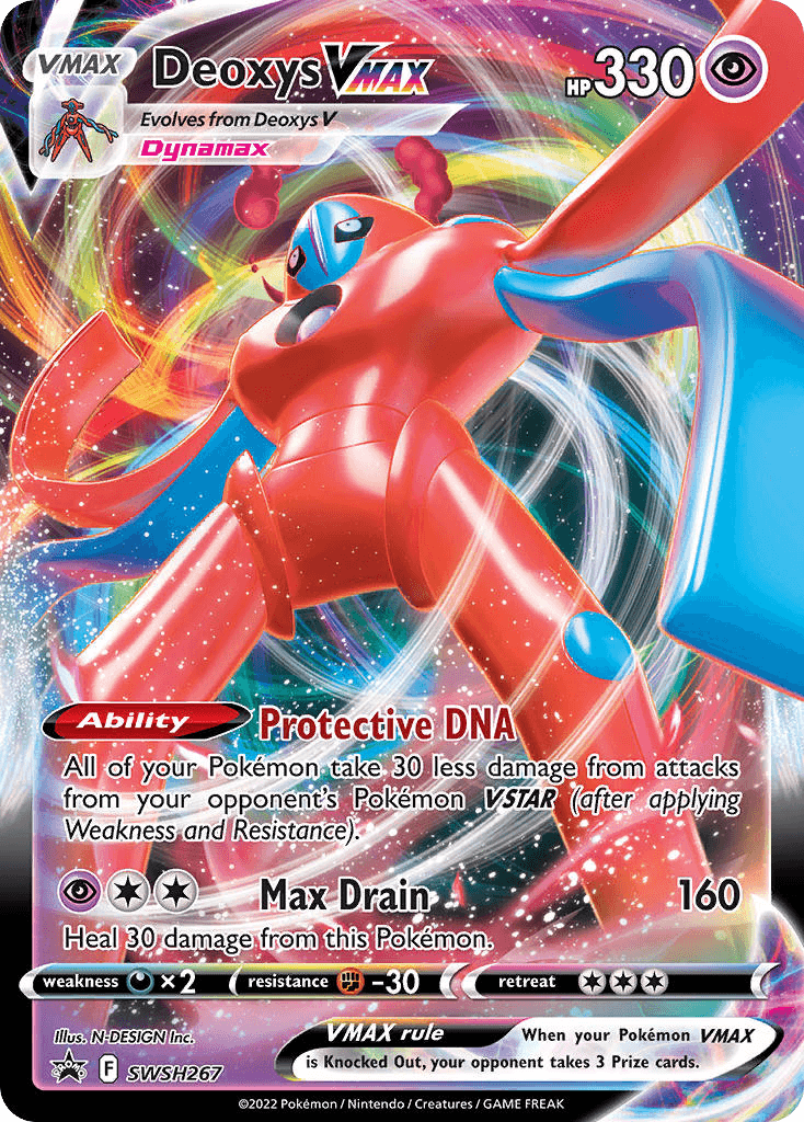 Deoxys VMAX from SWSH Black Star Promos