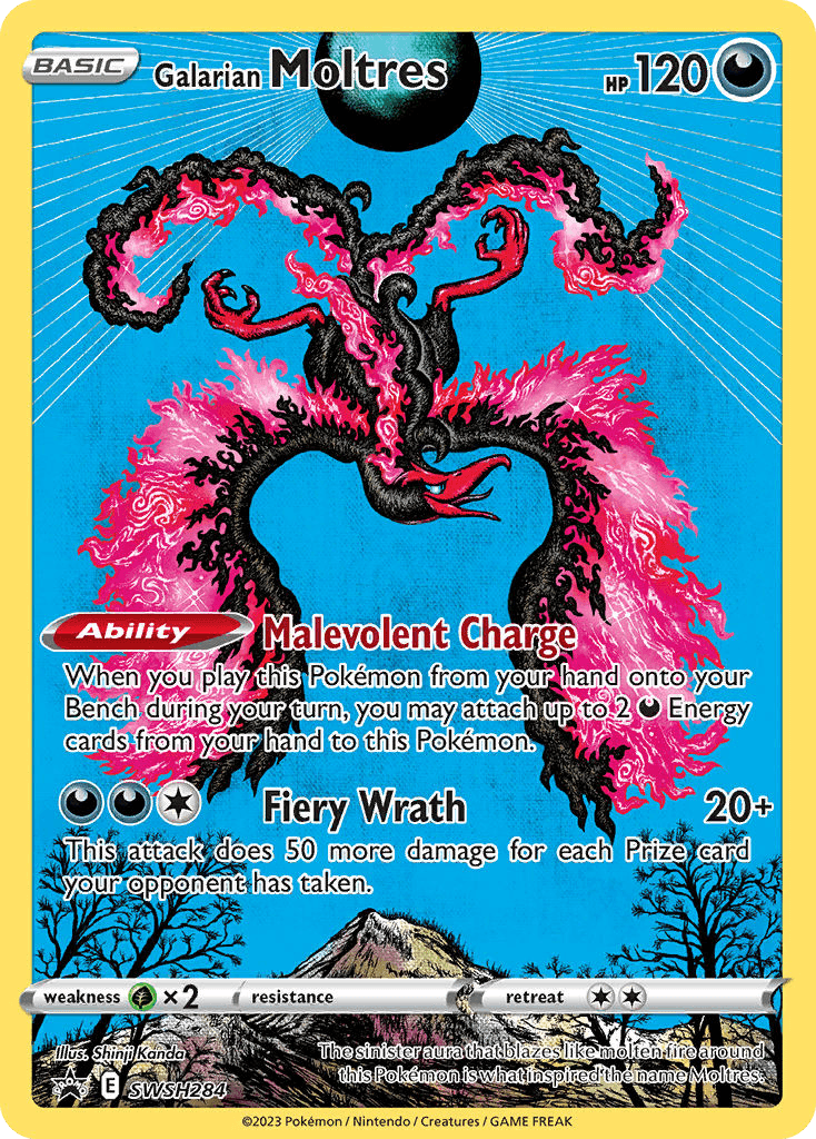 Galarian Moltres from SWSH Black Star Promos