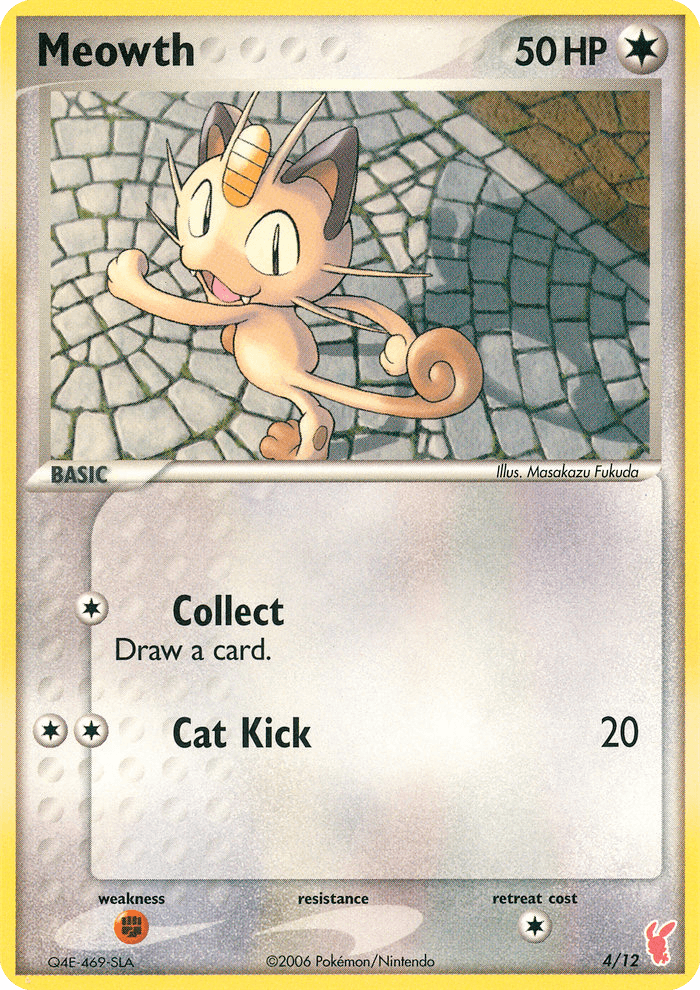 Meowth from EX Trainer Kit 2 Plusle