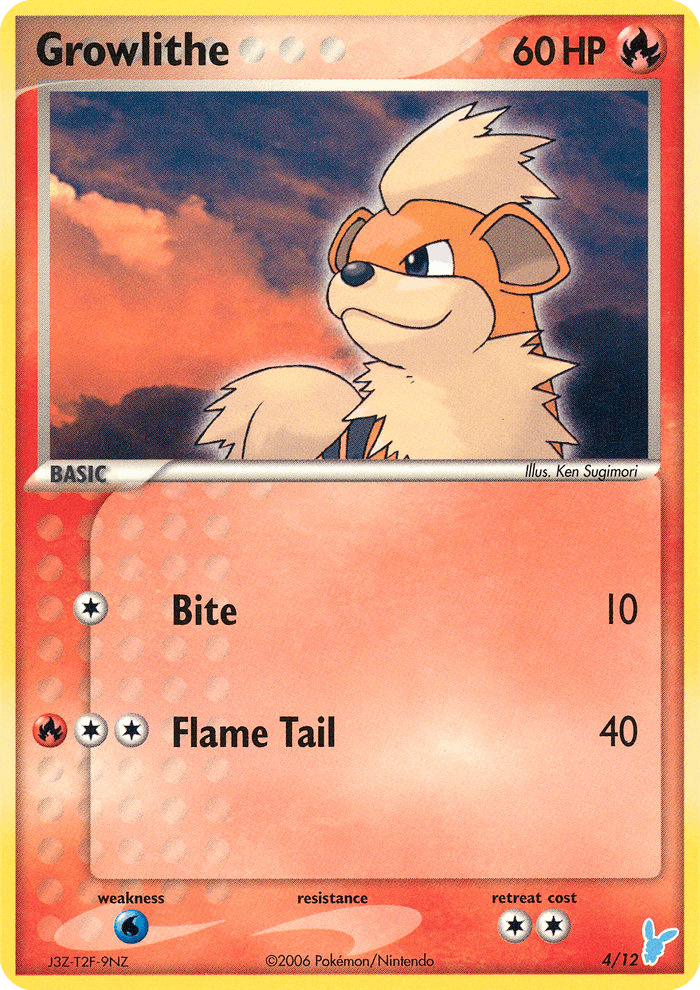 Growlithe from EX Trainer Kit 2 Minun