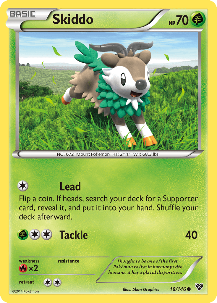 Skiddo from XY