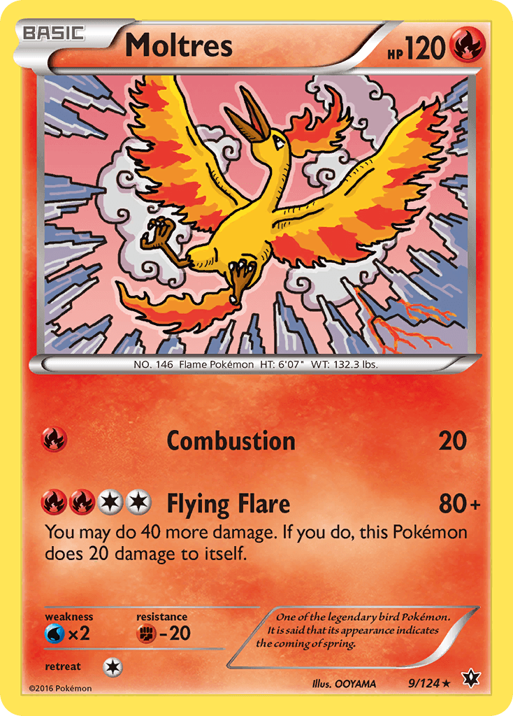 Moltres from Fates Collide