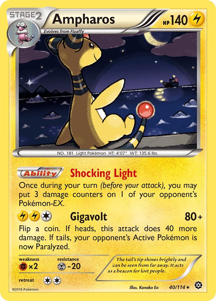 Ampharos from Steam Siege