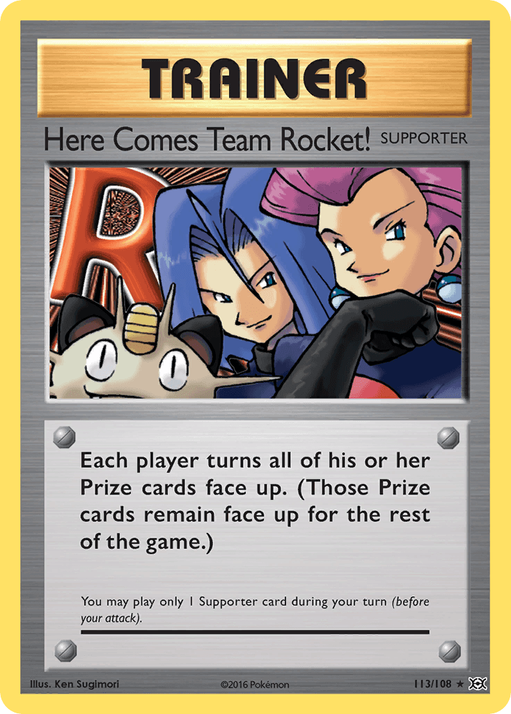 Here Comes Team Rocket! from Evolutions