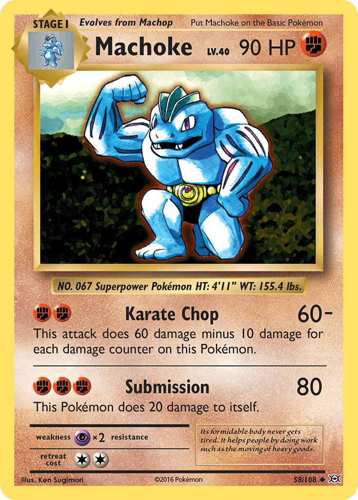 Machoke from Evolutions