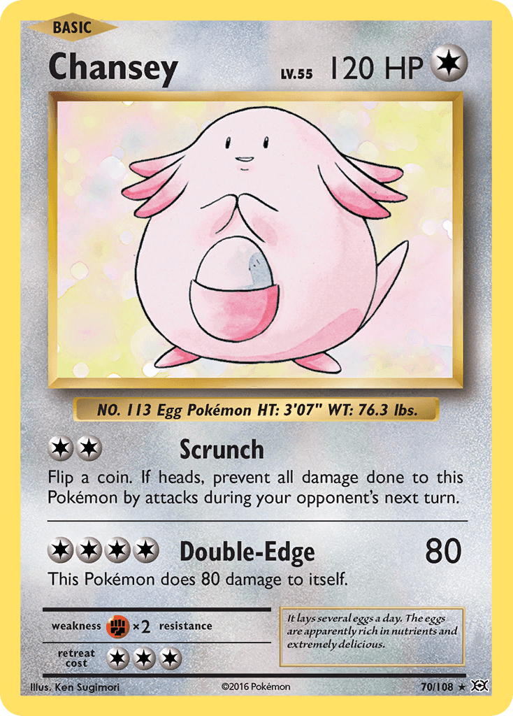 Chansey from Evolutions