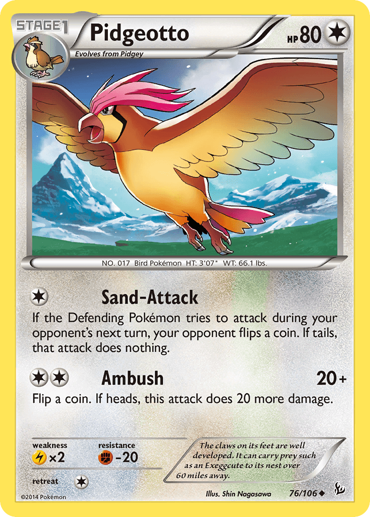 Pidgeotto from Flashfire