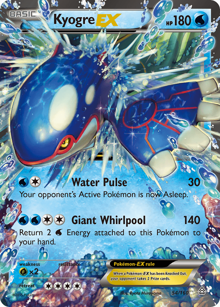 Kyogre-EX from Primal Clash