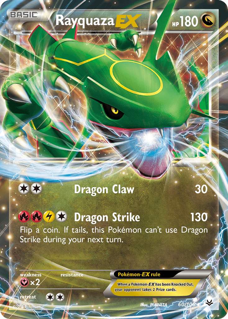 Rayquaza-EX from Roaring Skies
