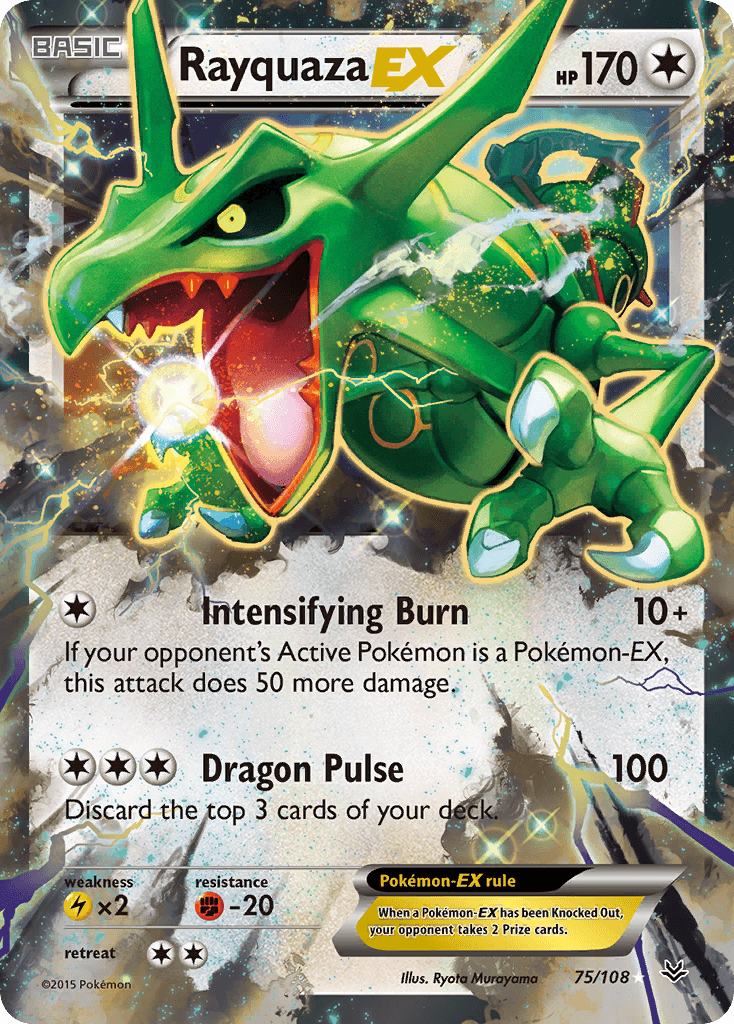 Rayquaza-EX from Roaring Skies
