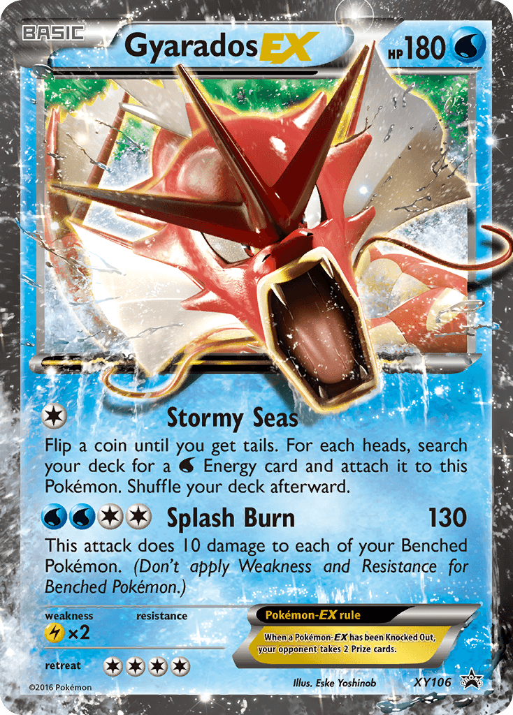 Gyarados-EX from XY Black Star Promos