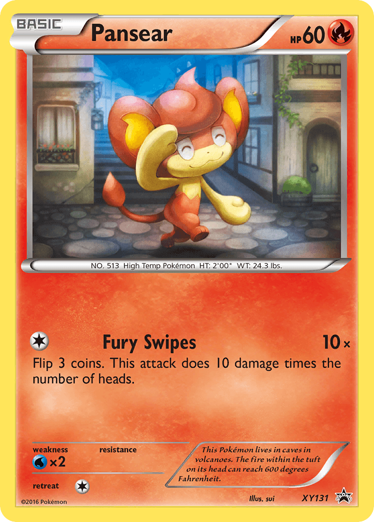 Pansear from XY Black Star Promos