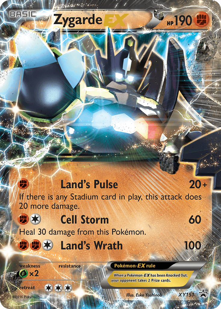 Zygarde-EX from XY Black Star Promos