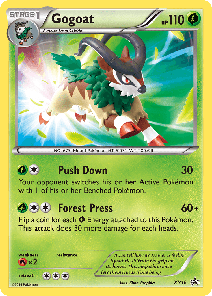 Gogoat from XY Black Star Promos
