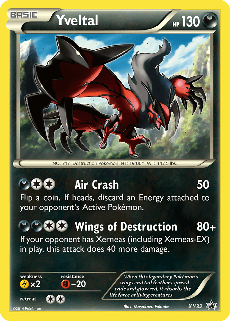 Yveltal from XY Black Star Promos