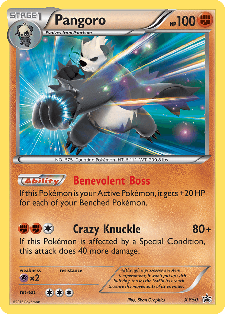 Pangoro from XY Black Star Promos