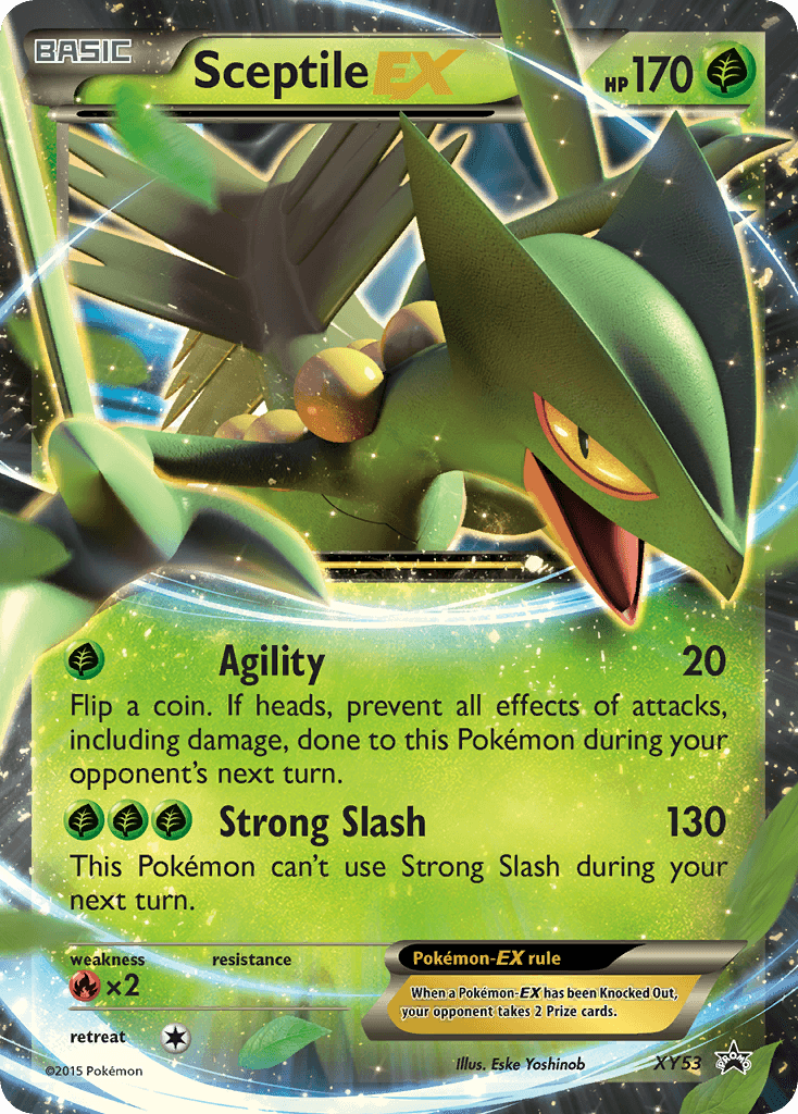 Sceptile-EX from XY Black Star Promos